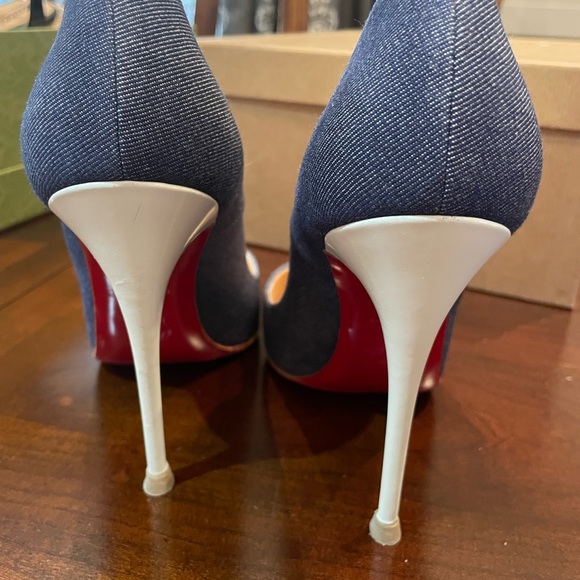 Authentic Christian Louboutin So Kate Denim Pump - Picture 2 of 4
